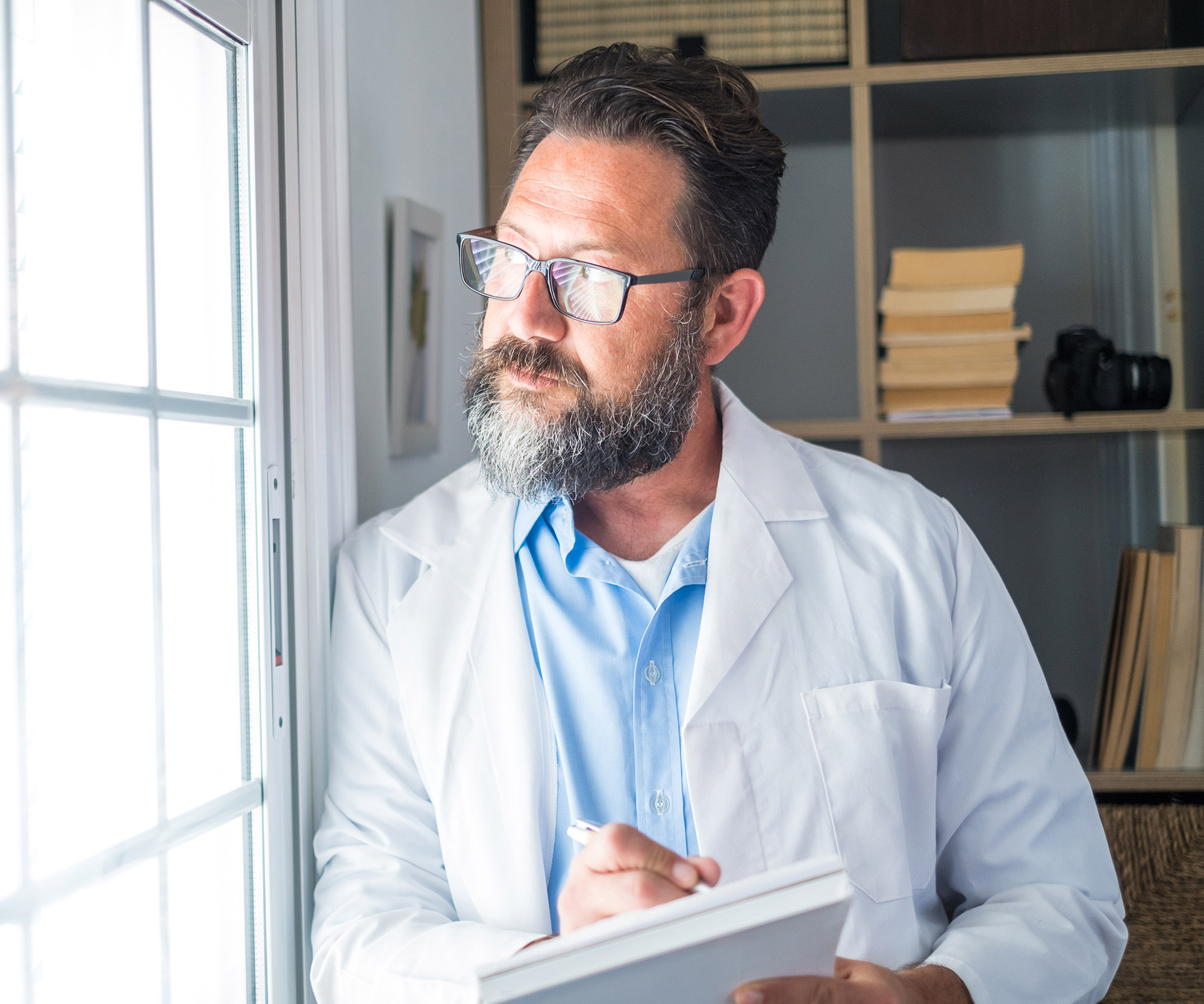 A consultation in a private specialist clinic — the moment patient intent meets the practice