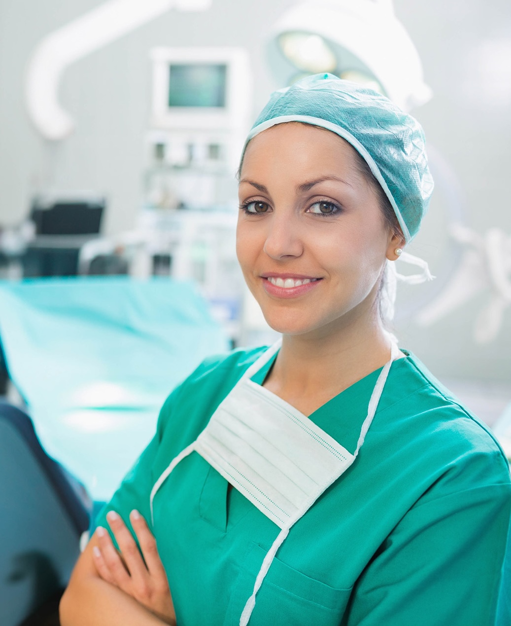 A surgeon at work in a quiet, well-run practice
